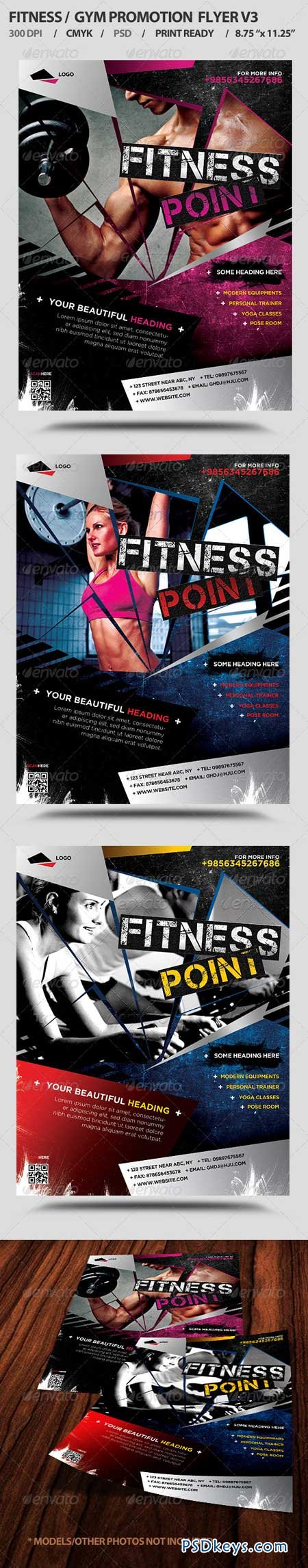 Fitness Gym Business Promotion Flyer V3 5397833