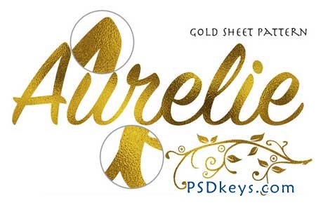 Aurelie-Gold Sheet Texture Effect V1 111167