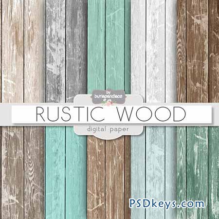 Rustic wood teal 58256