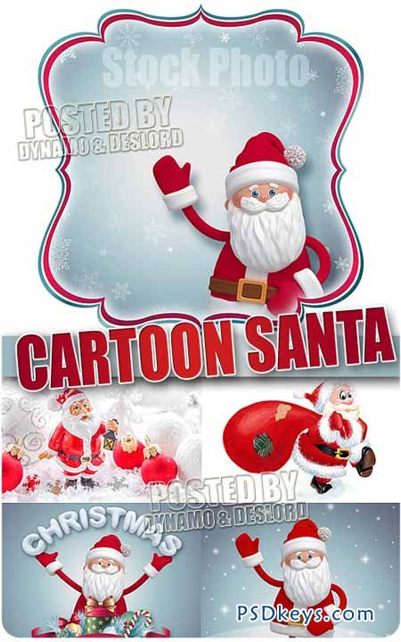 Cartoon Santa - UHQ