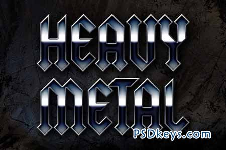 Heavy Metal layer styles 63781