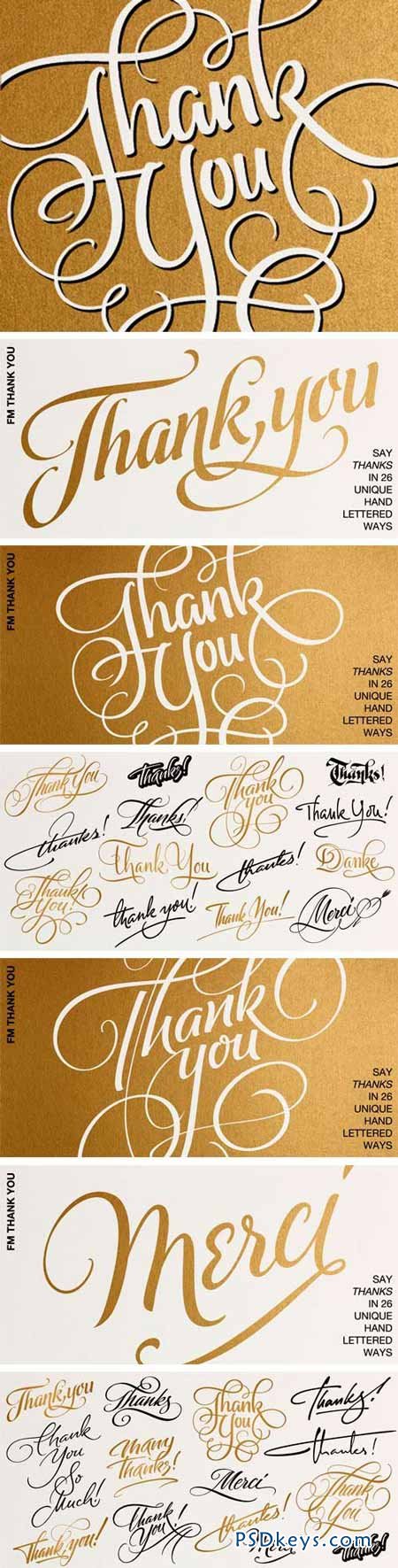 FM Thank You Font for $20