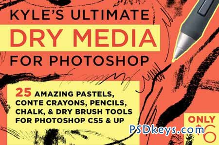 Kyle's Dry Media for Photoshop 50858