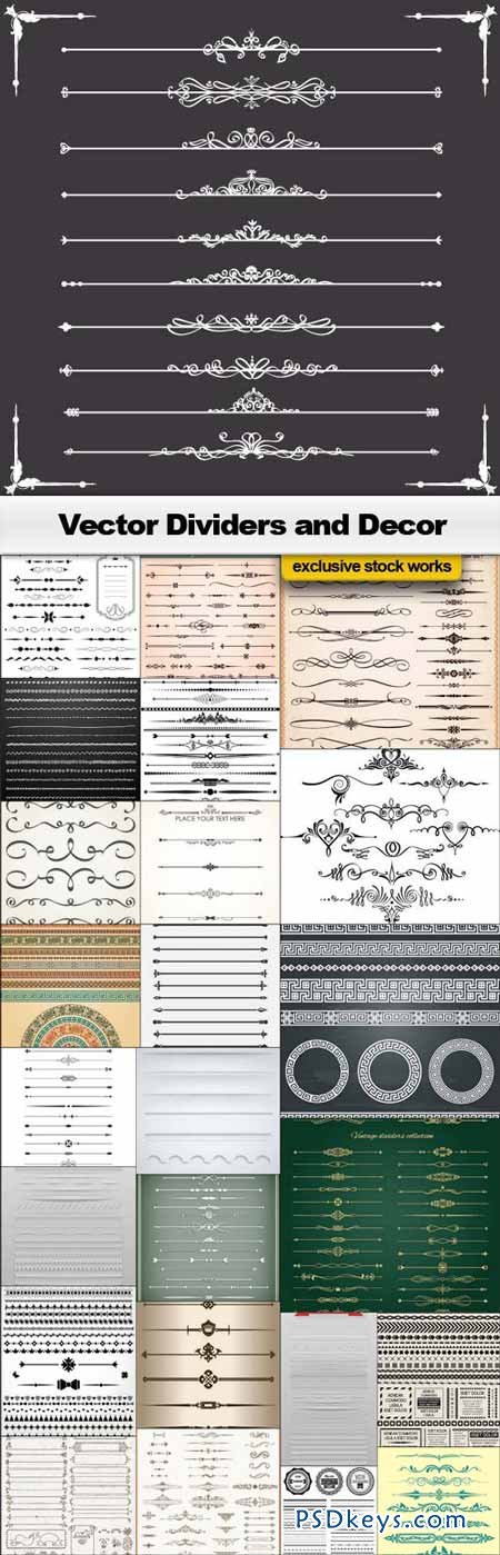 Vector Dividers Collection - 25xEPS