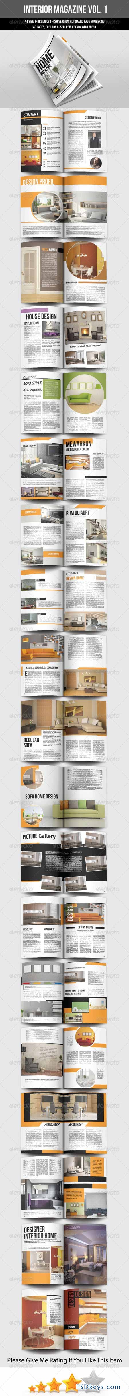 Interior Magazine Template 6583760