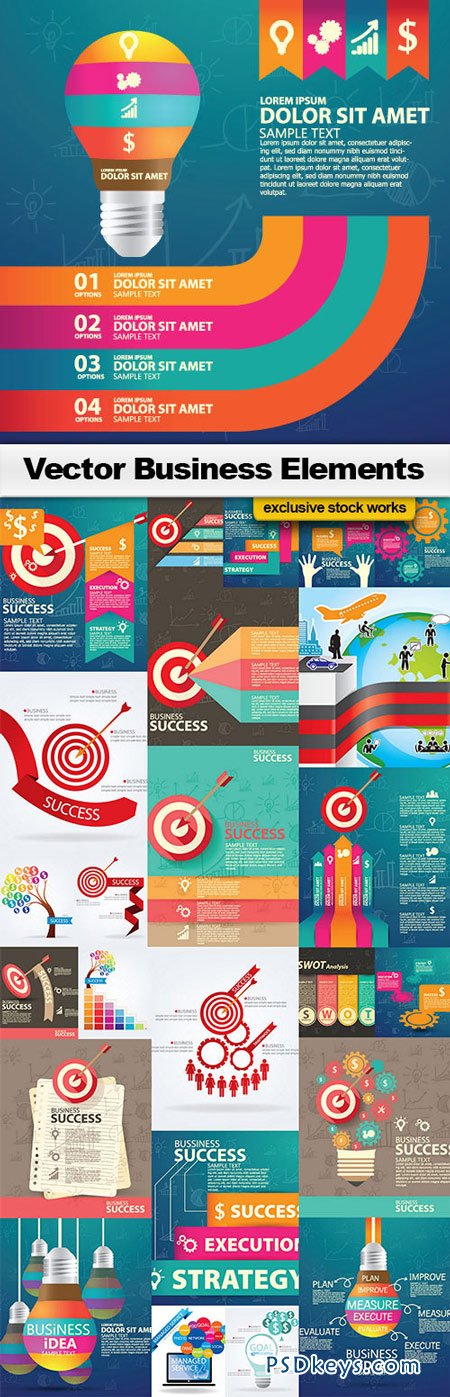 Vector Business Elements - 25xEPS