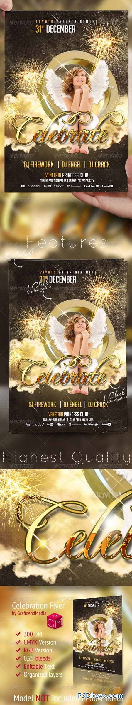 Celebrate Party Flyer Template 3389403