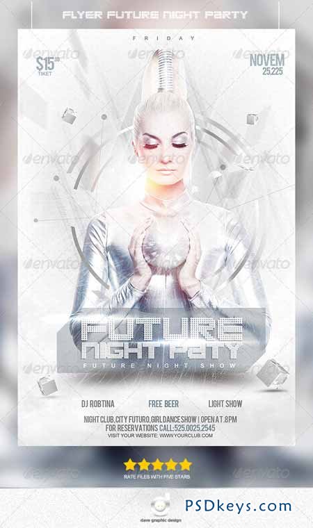 Flyer Night Future Party 8586542