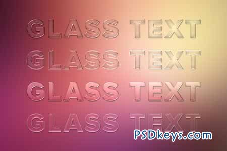 Glass Text Styles 7948