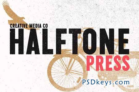 Halftone Texture Press 117969