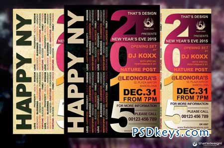 New Year Flyer Template V3 121362
