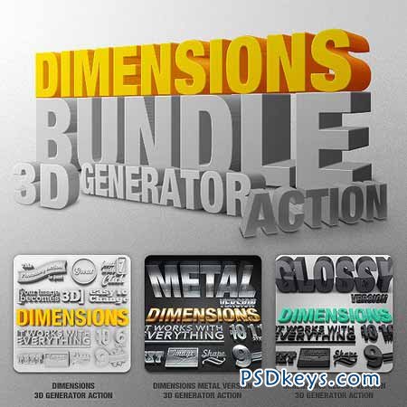 Bundle - Dimensions - 3D Generator Action 461170