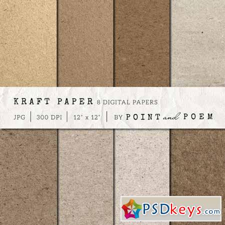 Kraft Paper Texture Pack - Natural 109306 » Free Download Photoshop