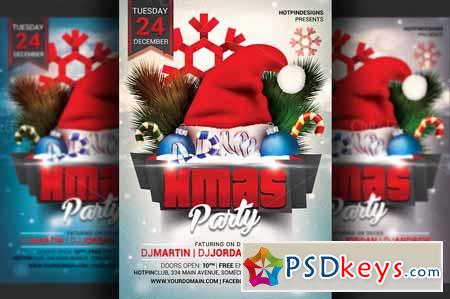 Christmas Party Flyer Template 105756