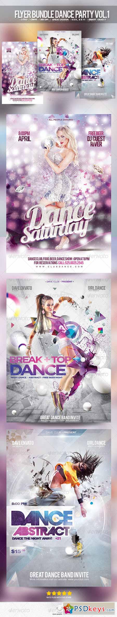 Flyer Bundle Dance Party Vol.1 8760033