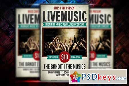 Live Music Flyer 10625