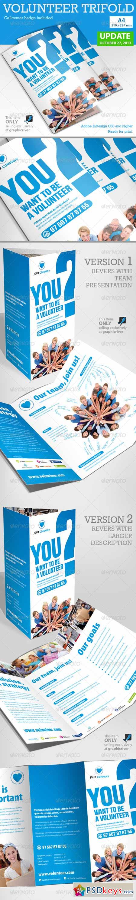Volunteer Tri-Fold Brochure 4321495
