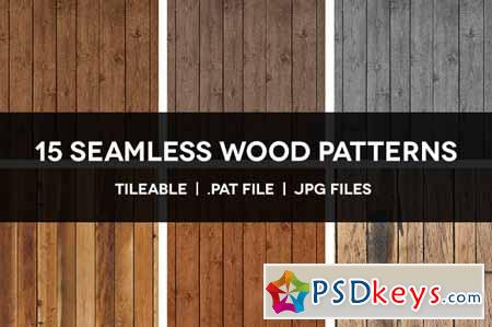 15 Seamless Wood Patterns 7466