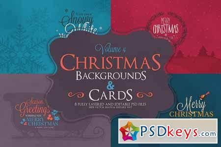 Christmas Background & Cards Vol.4 116582