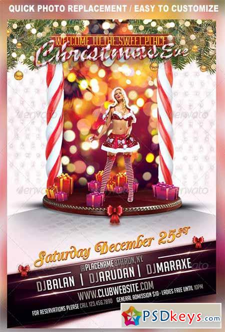 Christmas Eve Party Flyer Template 3454791