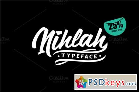 Nihlah Typeface (25% Off ) 115187