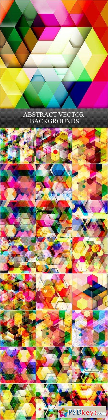 Abstract Vector Backgrounds 25xEPS