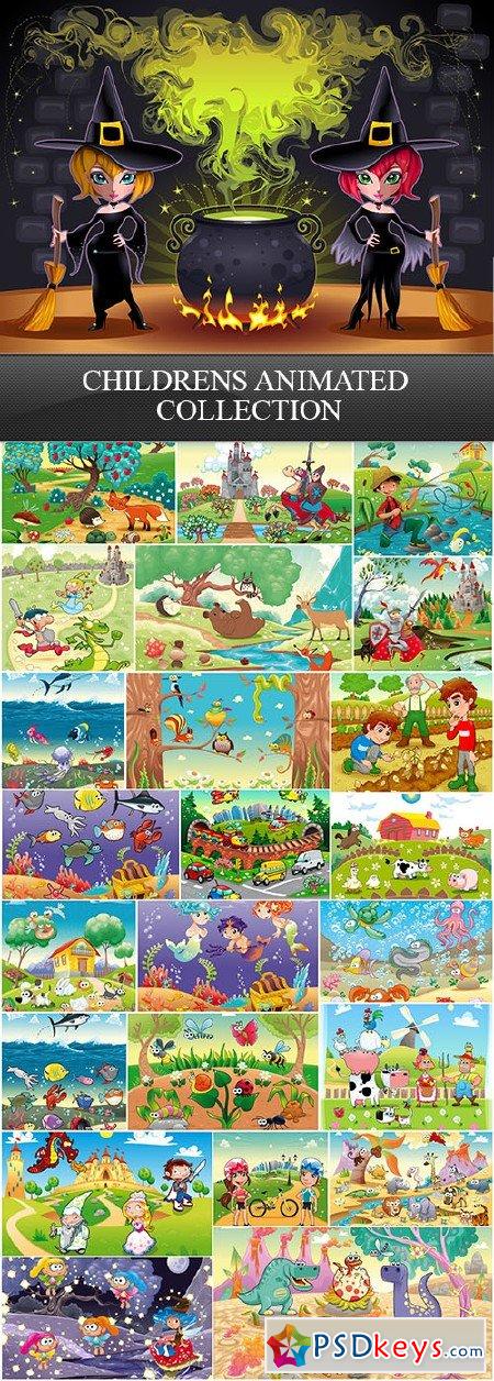 Childrens Animated Collection 25xEPS