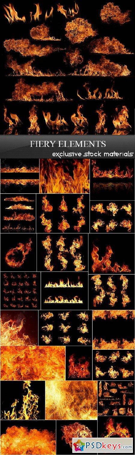Fiery Elements 25xUHQ JPEG