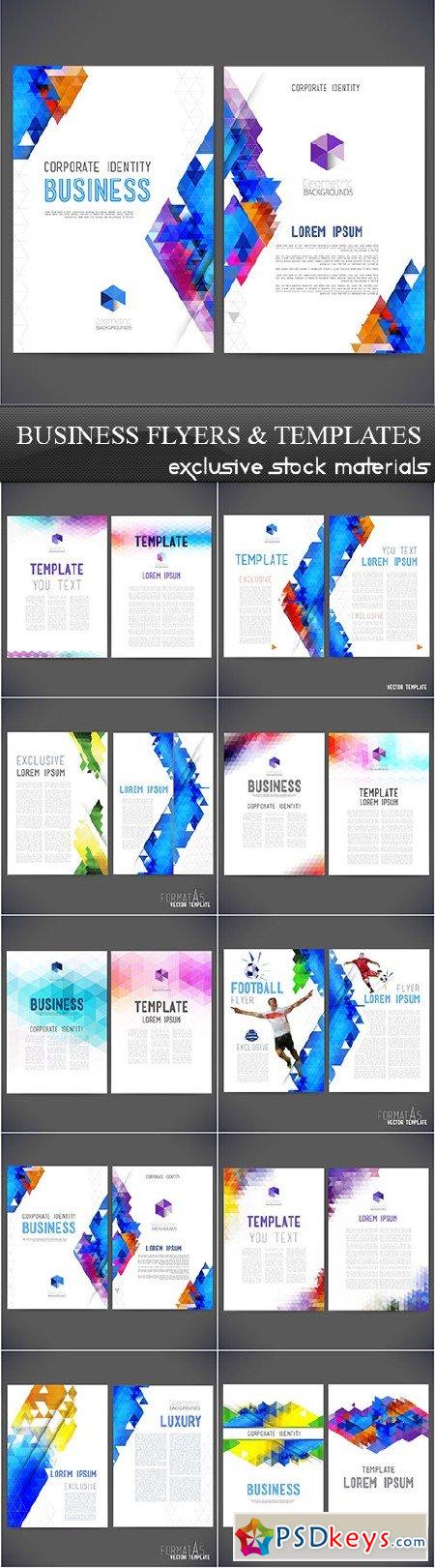 Business Flyers and Templates 10xEPS