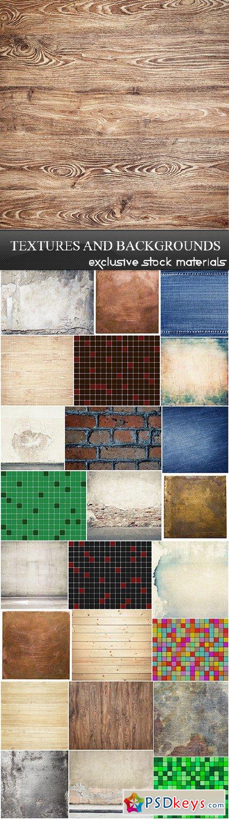 Textures and Backgrounds 25xUHQ JPEG
