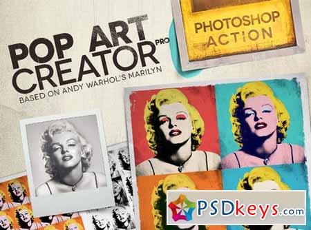 POP ART Creator PRO - PS Action 4671