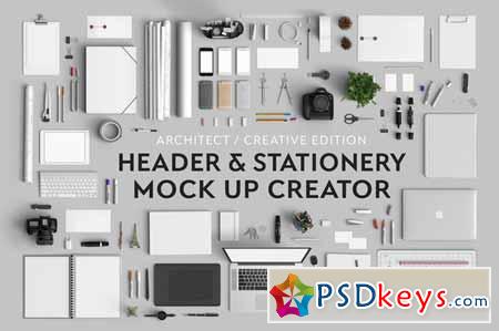 Header & Stationery Mock Up Creator 126175