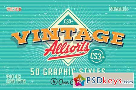 Vintage Allsorts Graphic Styles 125783