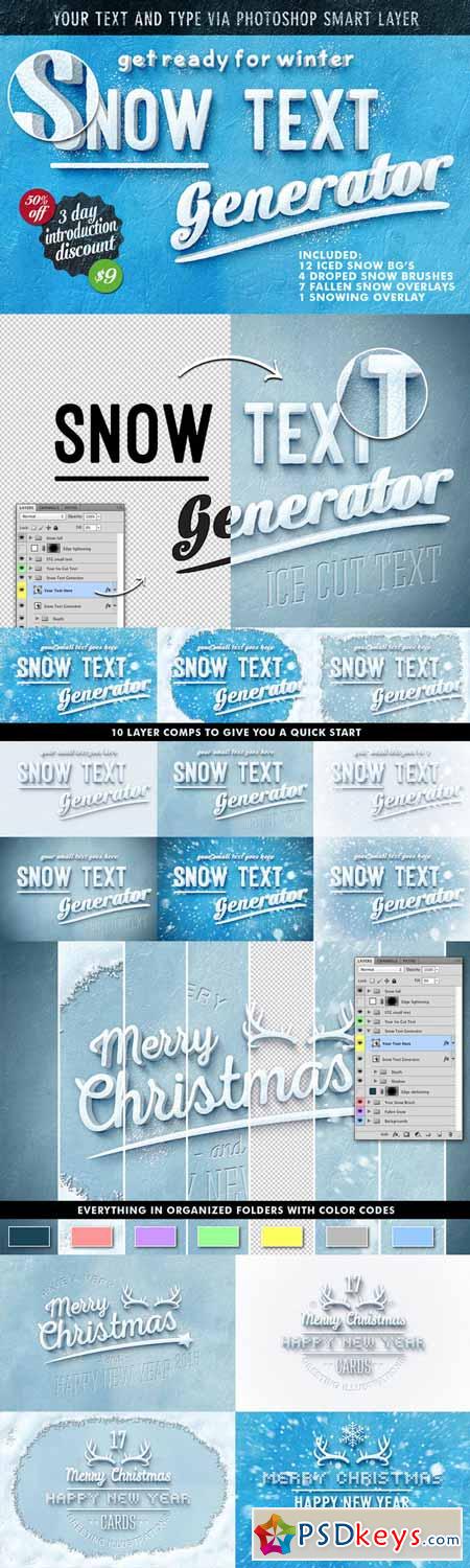 50% Off Snow Text Generator 128343