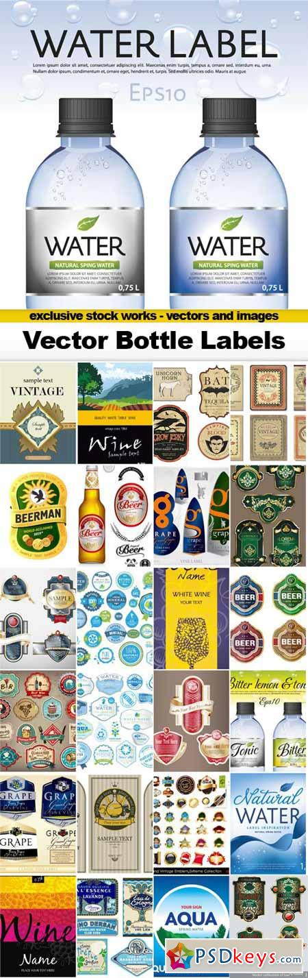 Bottle Labels - 25xEPS