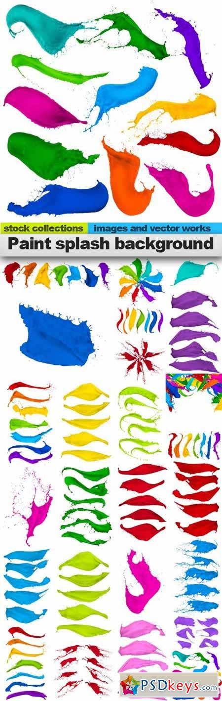Paint splash background 25xUHQ JPEG