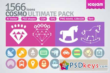 1566 icons in Cosmo set 1114