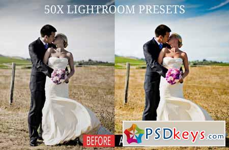 50x Lightroom Wedding Presets 130456