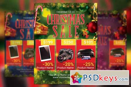 Christmas Sale Flyer 129415