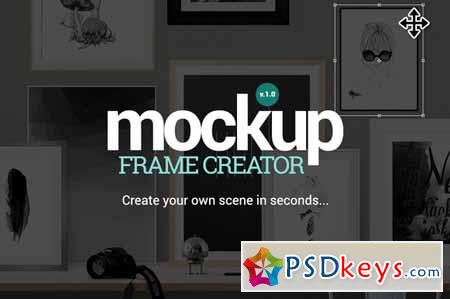 (20% off intro) Mockup Frame Creator 131077