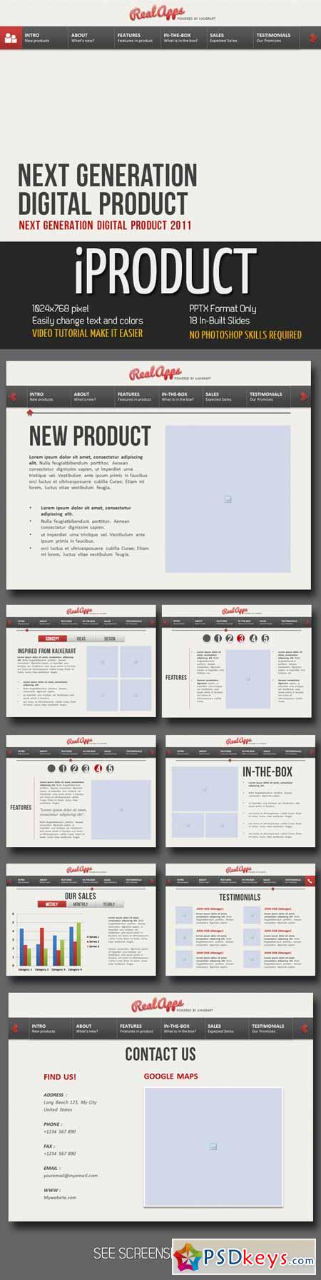 iProduct PowerPoint Presentation 305612