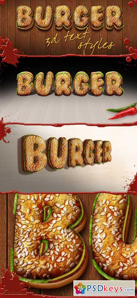 3D Burger Styles 8561994