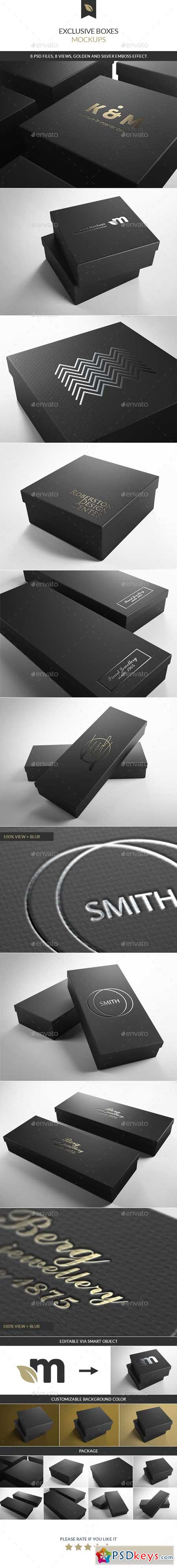 Exclusive Boxes Mockups 9716219