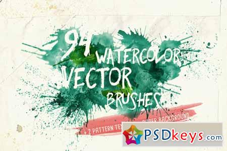 Watercolor Vector Art Brushes 136007