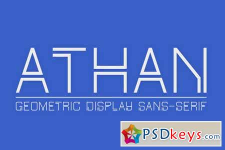 Athan Typeface 3412
