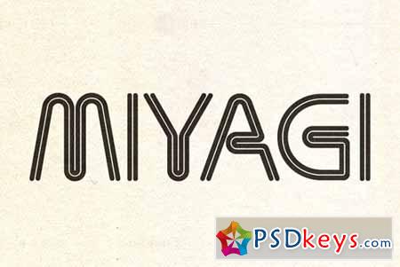 Miyagi Typeface 3421