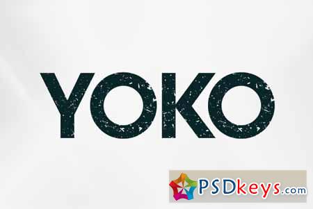 Yoko Typeface 3425