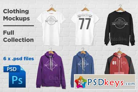 Clothing Mockups Full Collection 15270