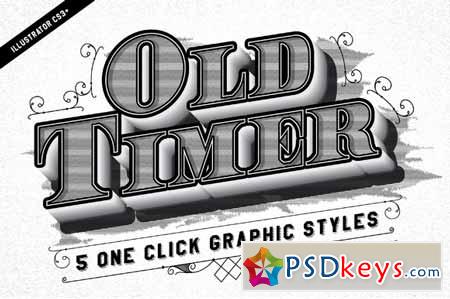 Old Timer Vintage Graphic Styles 106925