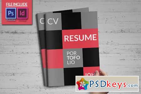 Creative Resume Booklet 108151